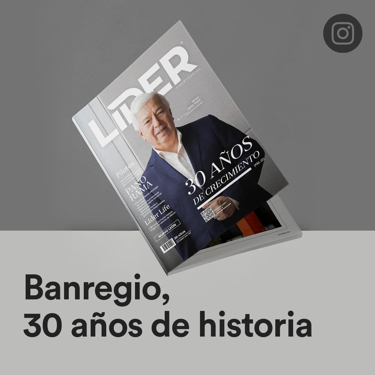 Fotografía de revista Lider