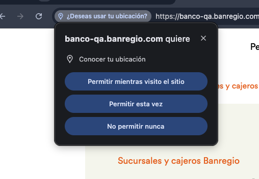 Imagen de ejemplo de aceptación de permisos